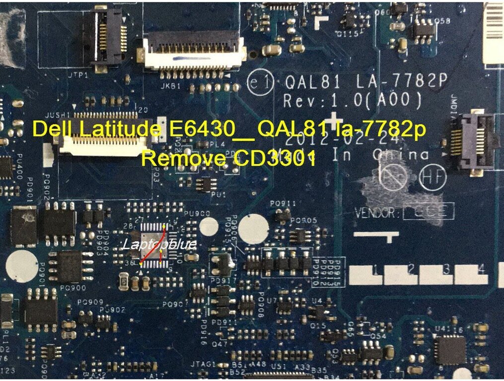 Dell E6430 QAL81 la-7782p Bypass CD3301.jpg